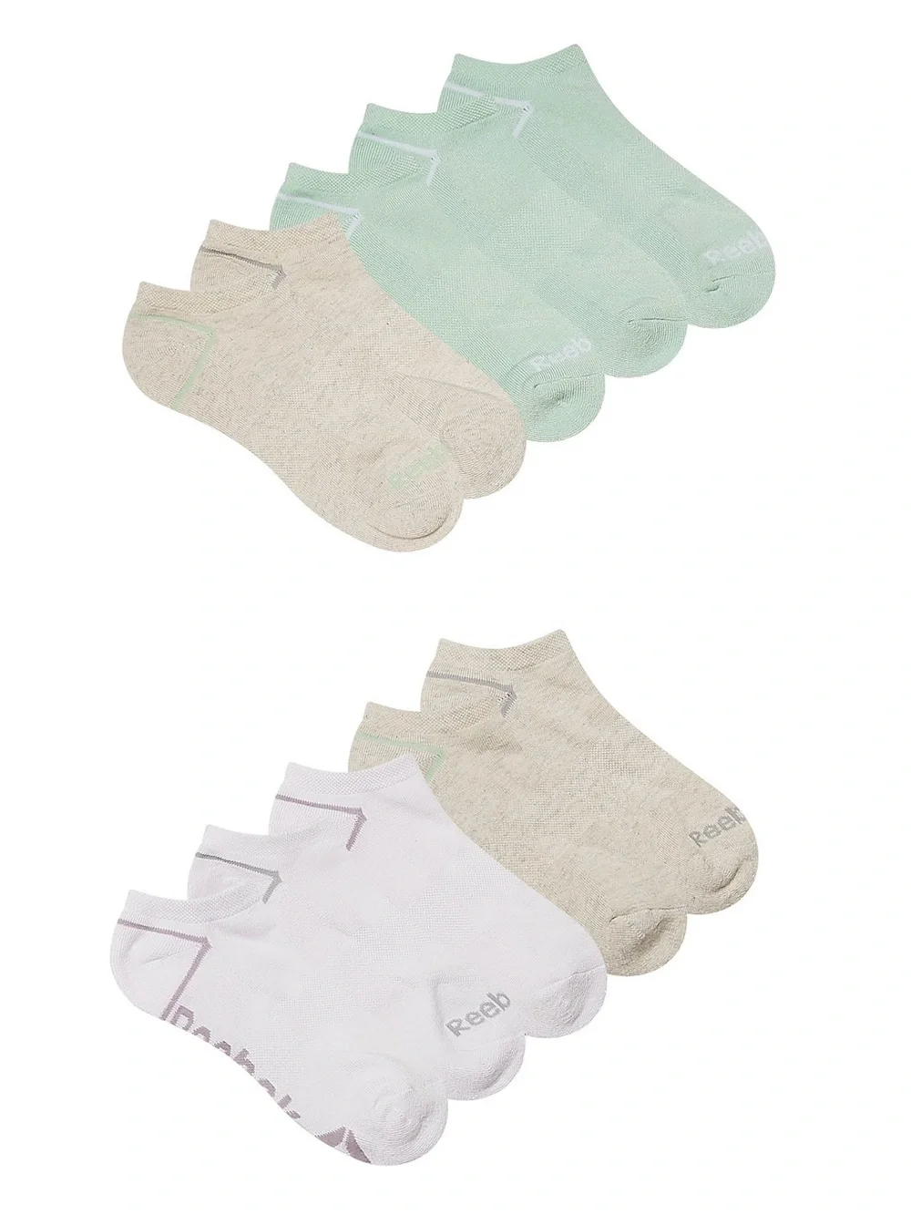Reebok Women's Pro Series Cushion No Show Socks, 10-Pack
